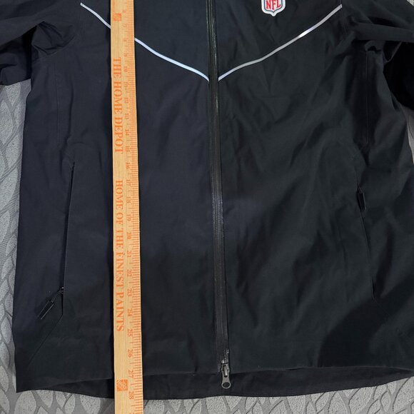 Nike NFL Shield Football On-Field Team Issue Rain Jacket Raincoat Mens M USA NEW - Picture 5 of 13